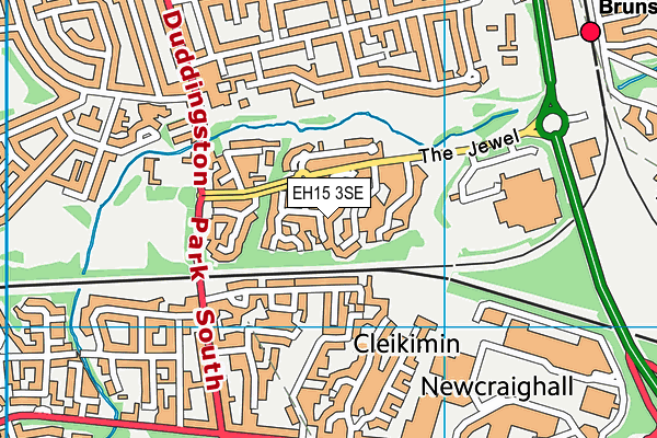 EH15 3SE map - OS VectorMap District (Ordnance Survey) EH15 3SE map - OS VectorMap District (Ordnance Survey)