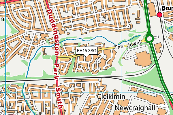 EH15 3SG map - OS VectorMap District (Ordnance Survey) EH15 3SG map - OS VectorMap District (Ordnance Survey)