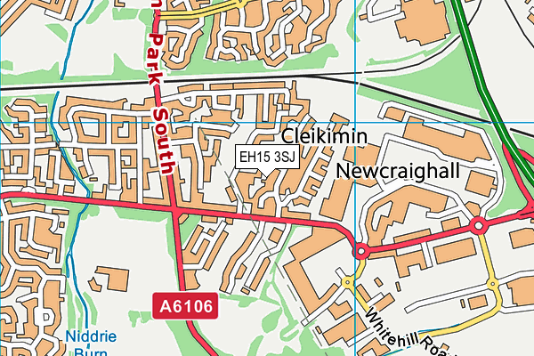 EH15 3SJ map - OS VectorMap District (Ordnance Survey) EH15 3SJ map - OS VectorMap District (Ordnance Survey)