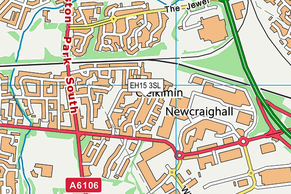EH15 3SL map - OS VectorMap District (Ordnance Survey) EH15 3SL map - OS VectorMap District (Ordnance Survey)