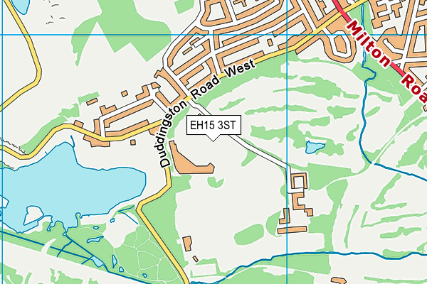 EH15 3ST map - OS VectorMap District (Ordnance Survey) EH15 3ST map - OS VectorMap District (Ordnance Survey)