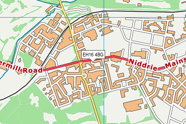 EH16 4BG map - OS VectorMap District (Ordnance Survey) EH16 4BG map - OS VectorMap District (Ordnance Survey)