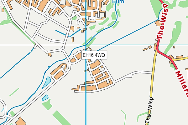 EH16 4WQ map - OS VectorMap District (Ordnance Survey) EH16 4WQ map - OS VectorMap District (Ordnance Survey)