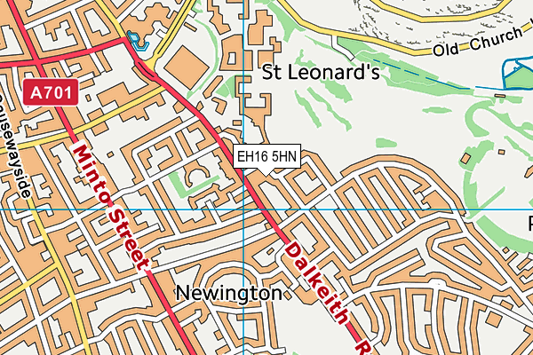 EH16 5HN map - OS VectorMap District (Ordnance Survey) EH16 5HN map - OS VectorMap District (Ordnance Survey)