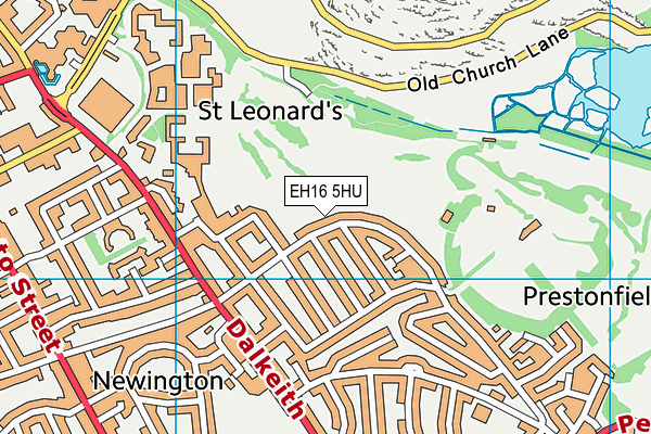 EH16 5HU map - OS VectorMap District (Ordnance Survey) EH16 5HU map - OS VectorMap District (Ordnance Survey)