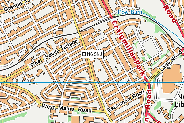 EH16 5NJ map - OS VectorMap District (Ordnance Survey) EH16 5NJ map - OS VectorMap District (Ordnance Survey)