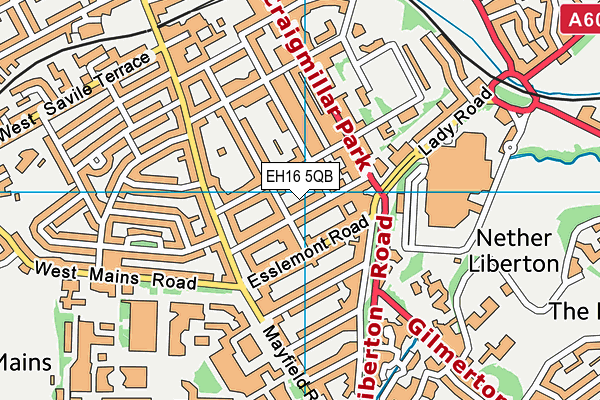EH16 5QB map - OS VectorMap District (Ordnance Survey) EH16 5QB map - OS VectorMap District (Ordnance Survey)