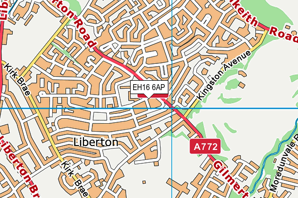 EH16 6AP map - OS VectorMap District (Ordnance Survey) EH16 6AP map - OS VectorMap District (Ordnance Survey)