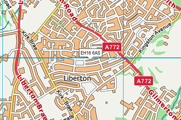 EH16 6AS map - OS VectorMap District (Ordnance Survey) EH16 6AS map - OS VectorMap District (Ordnance Survey)