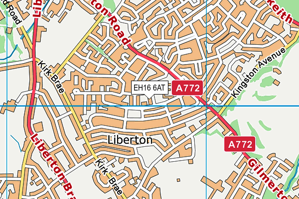 EH16 6AT map - OS VectorMap District (Ordnance Survey) EH16 6AT map - OS VectorMap District (Ordnance Survey)