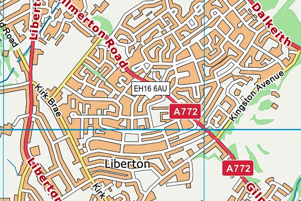 EH16 6AU map - OS VectorMap District (Ordnance Survey) EH16 6AU map - OS VectorMap District (Ordnance Survey)