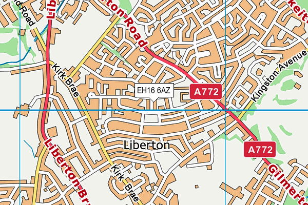 EH16 6AZ map - OS VectorMap District (Ordnance Survey) EH16 6AZ map - OS VectorMap District (Ordnance Survey)