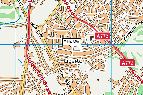 EH16 6BA map - OS VectorMap District (Ordnance Survey) EH16 6BA map - OS VectorMap District (Ordnance Survey)
