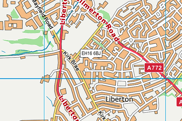 EH16 6BJ map - OS VectorMap District (Ordnance Survey) EH16 6BJ map - OS VectorMap District (Ordnance Survey)