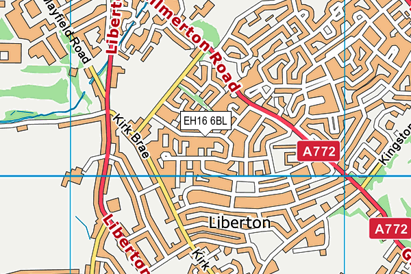 EH16 6BL map - OS VectorMap District (Ordnance Survey) EH16 6BL map - OS VectorMap District (Ordnance Survey)