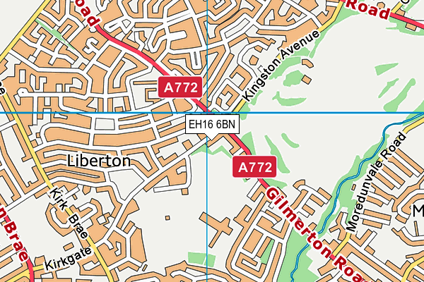 EH16 6BN map - OS VectorMap District (Ordnance Survey) EH16 6BN map - OS VectorMap District (Ordnance Survey)