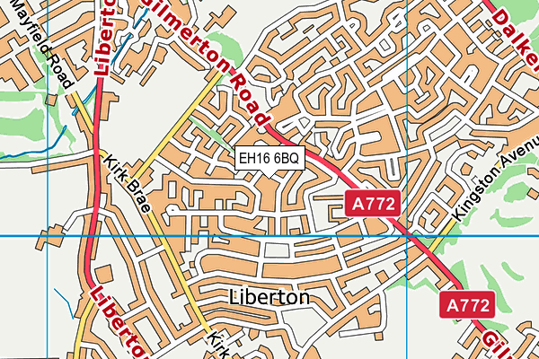 EH16 6BQ map - OS VectorMap District (Ordnance Survey) EH16 6BQ map - OS VectorMap District (Ordnance Survey)