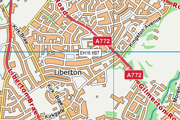 EH16 6BT map - OS VectorMap District (Ordnance Survey) EH16 6BT map - OS VectorMap District (Ordnance Survey)