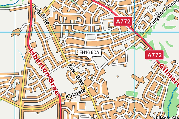 EH16 6DA map - OS VectorMap District (Ordnance Survey) EH16 6DA map - OS VectorMap District (Ordnance Survey)
