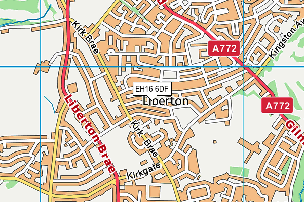 EH16 6DF map - OS VectorMap District (Ordnance Survey) EH16 6DF map - OS VectorMap District (Ordnance Survey)