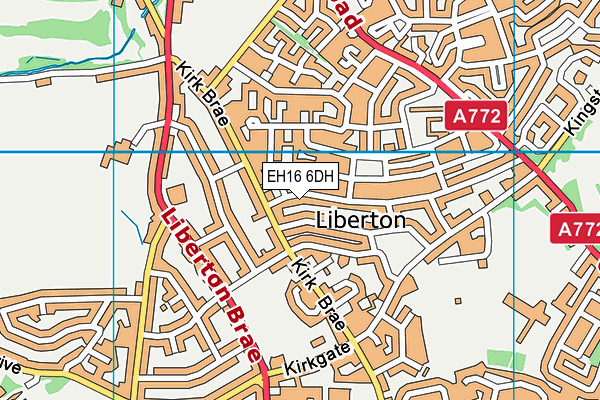 EH16 6DH map - OS VectorMap District (Ordnance Survey) EH16 6DH map - OS VectorMap District (Ordnance Survey)