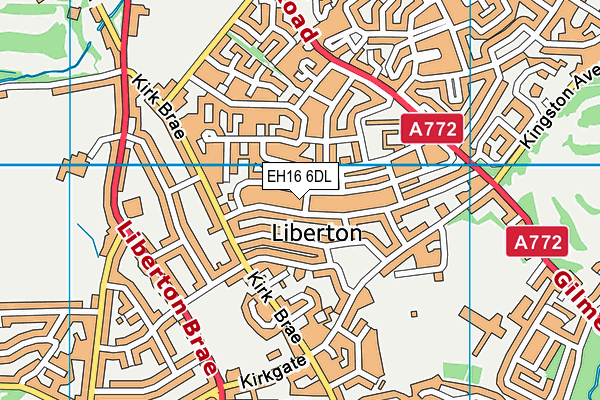 EH16 6DL map - OS VectorMap District (Ordnance Survey) EH16 6DL map - OS VectorMap District (Ordnance Survey)