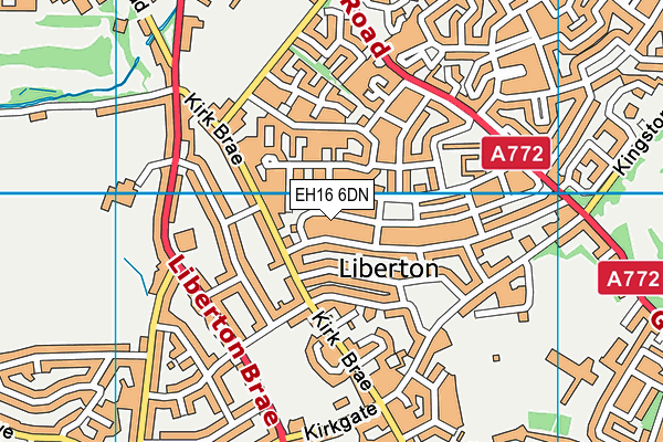 EH16 6DN map - OS VectorMap District (Ordnance Survey) EH16 6DN map - OS VectorMap District (Ordnance Survey)