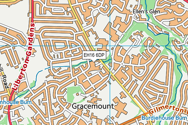 EH16 6DP map - OS VectorMap District (Ordnance Survey) EH16 6DP map - OS VectorMap District (Ordnance Survey)