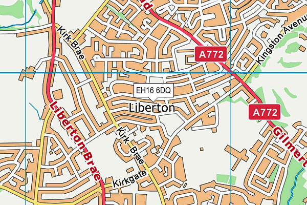 EH16 6DQ map - OS VectorMap District (Ordnance Survey) EH16 6DQ map - OS VectorMap District (Ordnance Survey)
