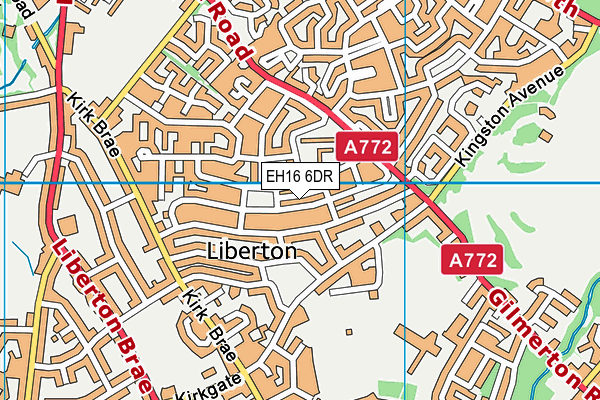 EH16 6DR map - OS VectorMap District (Ordnance Survey) EH16 6DR map - OS VectorMap District (Ordnance Survey)