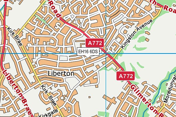 EH16 6DS map - OS VectorMap District (Ordnance Survey) EH16 6DS map - OS VectorMap District (Ordnance Survey)