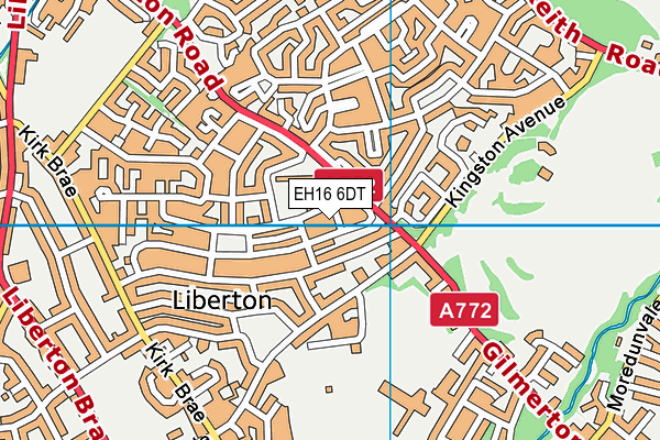EH16 6DT map - OS VectorMap District (Ordnance Survey) EH16 6DT map - OS VectorMap District (Ordnance Survey)