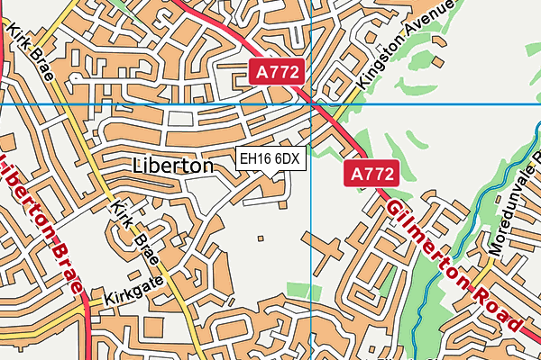 EH16 6DX map - OS VectorMap District (Ordnance Survey) EH16 6DX map - OS VectorMap District (Ordnance Survey)