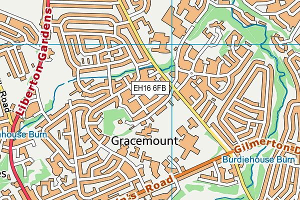 EH16 6FB map - OS VectorMap District (Ordnance Survey) EH16 6FB map - OS VectorMap District (Ordnance Survey)