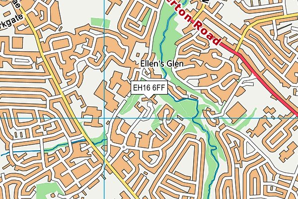 EH16 6FF map - OS VectorMap District (Ordnance Survey) EH16 6FF map - OS VectorMap District (Ordnance Survey)