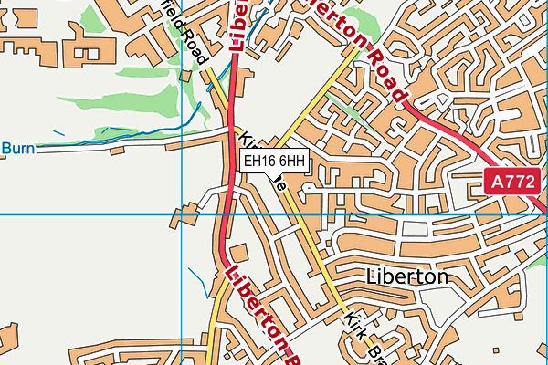 EH16 6HH map - OS VectorMap District (Ordnance Survey) EH16 6HH map - OS VectorMap District (Ordnance Survey)