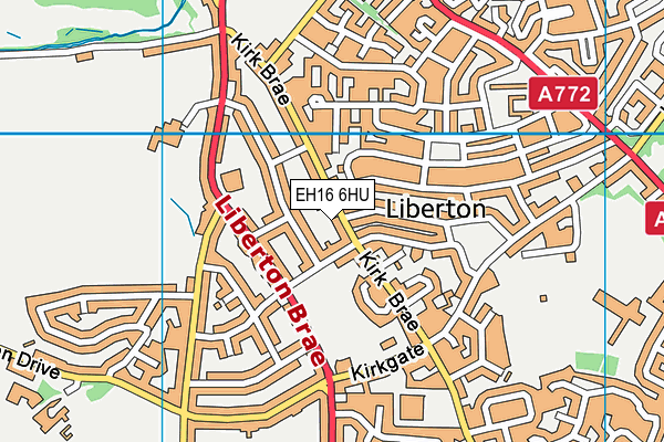 EH16 6HU map - OS VectorMap District (Ordnance Survey) EH16 6HU map - OS VectorMap District (Ordnance Survey)