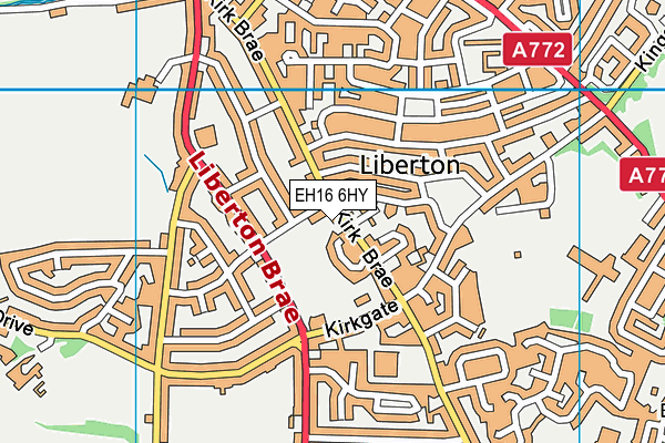 EH16 6HY map - OS VectorMap District (Ordnance Survey) EH16 6HY map - OS VectorMap District (Ordnance Survey)
