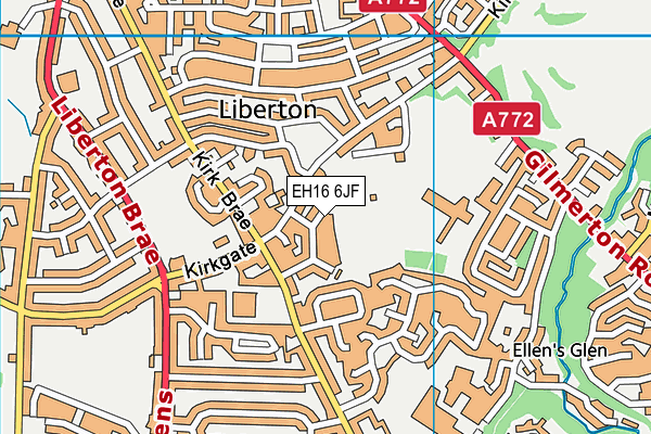 EH16 6JF map - OS VectorMap District (Ordnance Survey) EH16 6JF map - OS VectorMap District (Ordnance Survey)