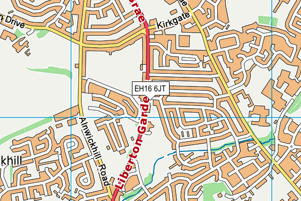 EH16 6JT map - OS VectorMap District (Ordnance Survey) EH16 6JT map - OS VectorMap District (Ordnance Survey)