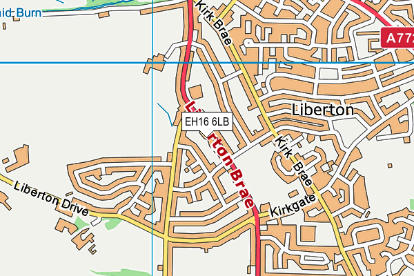 EH16 6LB map - OS VectorMap District (Ordnance Survey) EH16 6LB map - OS VectorMap District (Ordnance Survey)
