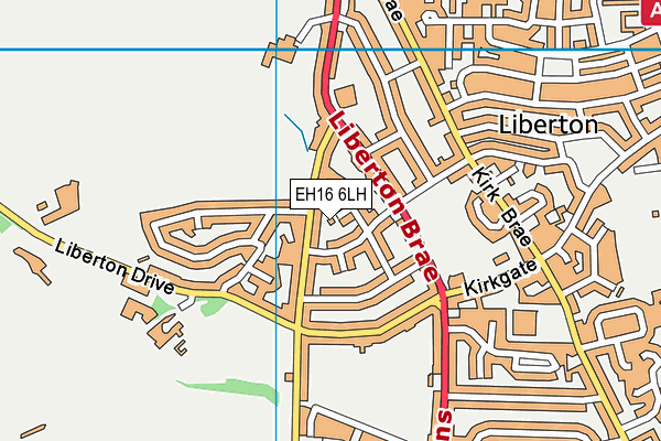 EH16 6LH map - OS VectorMap District (Ordnance Survey) EH16 6LH map - OS VectorMap District (Ordnance Survey)