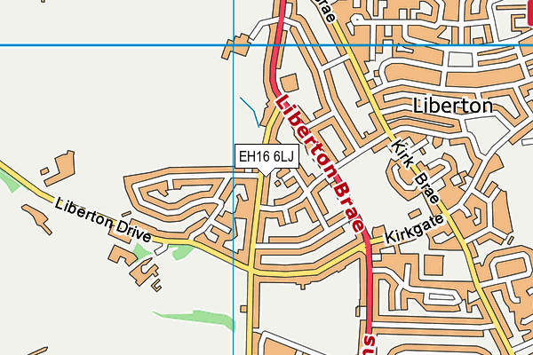 EH16 6LJ map - OS VectorMap District (Ordnance Survey) EH16 6LJ map - OS VectorMap District (Ordnance Survey)