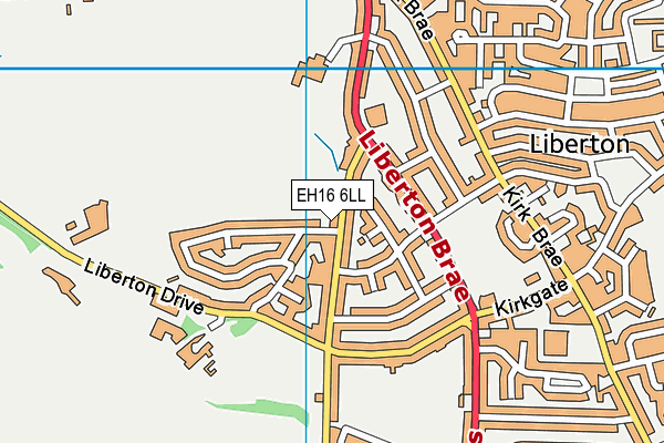 EH16 6LL map - OS VectorMap District (Ordnance Survey) EH16 6LL map - OS VectorMap District (Ordnance Survey)