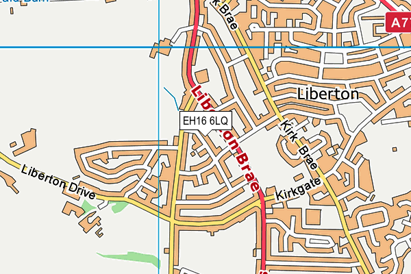 EH16 6LQ map - OS VectorMap District (Ordnance Survey) EH16 6LQ map - OS VectorMap District (Ordnance Survey)