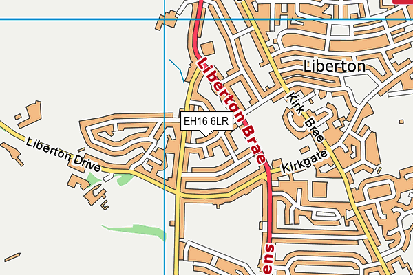 EH16 6LR map - OS VectorMap District (Ordnance Survey) EH16 6LR map - OS VectorMap District (Ordnance Survey)