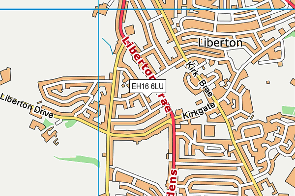 EH16 6LU map - OS VectorMap District (Ordnance Survey) EH16 6LU map - OS VectorMap District (Ordnance Survey)