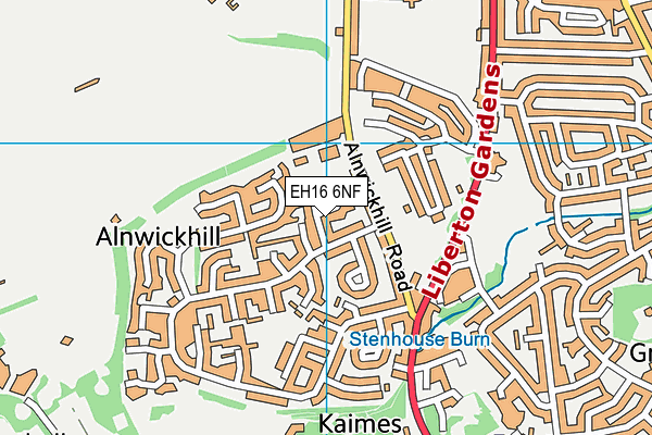 EH16 6NF map - OS VectorMap District (Ordnance Survey) EH16 6NF map - OS VectorMap District (Ordnance Survey)