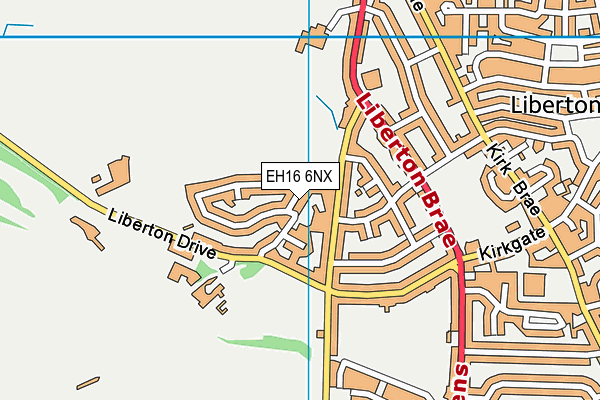EH16 6NX map - OS VectorMap District (Ordnance Survey) EH16 6NX map - OS VectorMap District (Ordnance Survey)