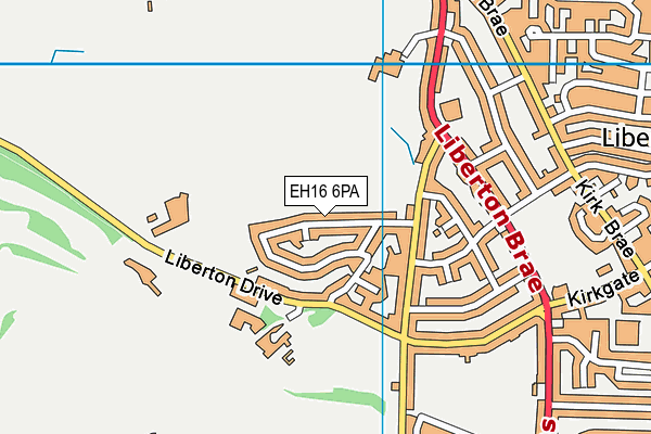 EH16 6PA map - OS VectorMap District (Ordnance Survey) EH16 6PA map - OS VectorMap District (Ordnance Survey)